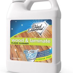 Black Diamond Stoneworks Wood, Laminate, Hardwood & Luxury Vinyl Floor Cleaner – Multi-Purpose Mopping Solution for a Streak-Free Clean (128 Fl Oz) refill.