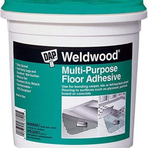 DAP 141 Multi-Purpose Floor Adhesive, 1 Quart, Off-White