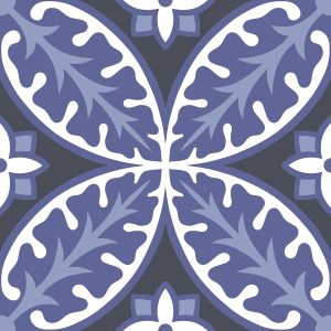 FloorPops FP3309 Capri Peel & Stick Floor Tiles, Multicolor