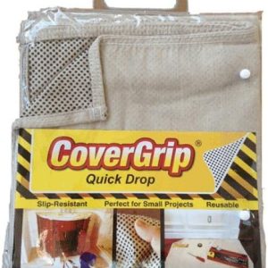 Outdoor CoverGrip 35408 Quick Drop 8 Oz Canvas SAFETY Drop Cloth, 3.5' x 4' Size: 3.5' x 4' Style: 8 oz, Model: 35408, Garden Store, Repair & Hardware