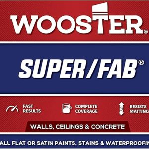 Wooster Brush R740-9 Super/Fab Roller, 1/2-Inch Nap, 3-Pack, 9-Inch